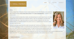 Desktop Screenshot of lindseychambers.com